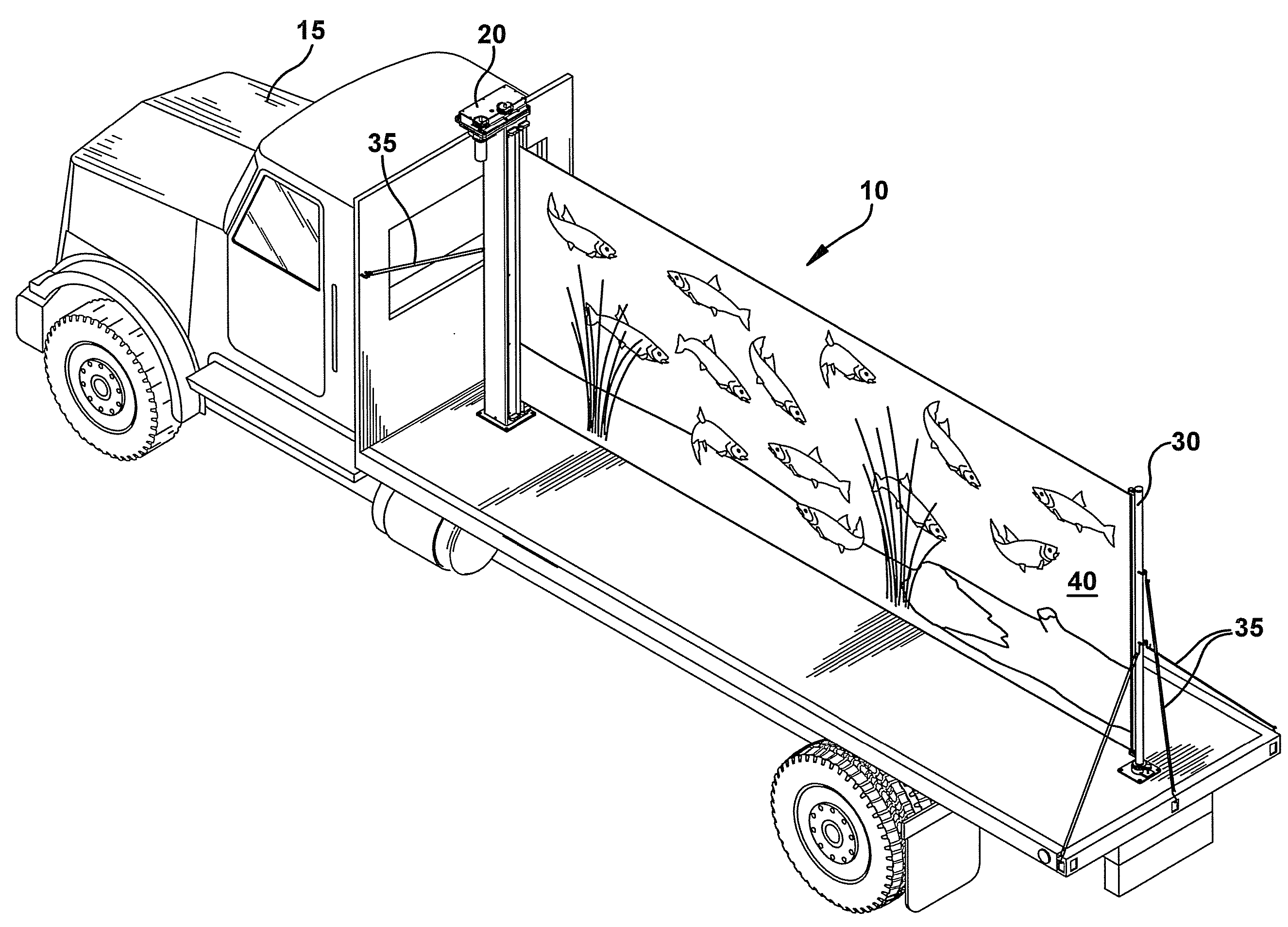 Vehicle advertising system