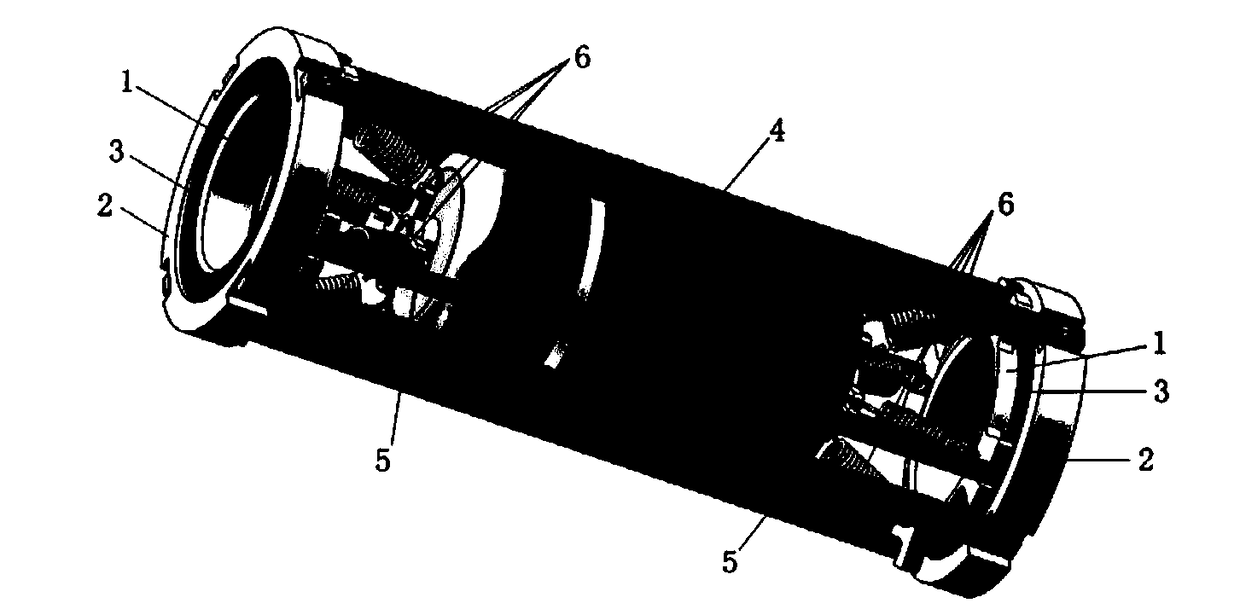 A fiber optic vector hydrophone with attitude self-correction function