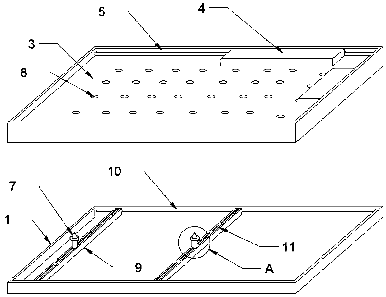 Positioning clamp for mobile phone mainboard