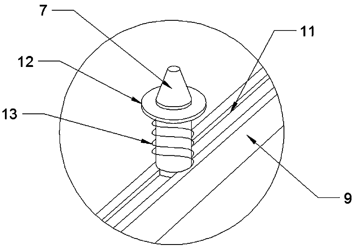 Positioning clamp for mobile phone mainboard