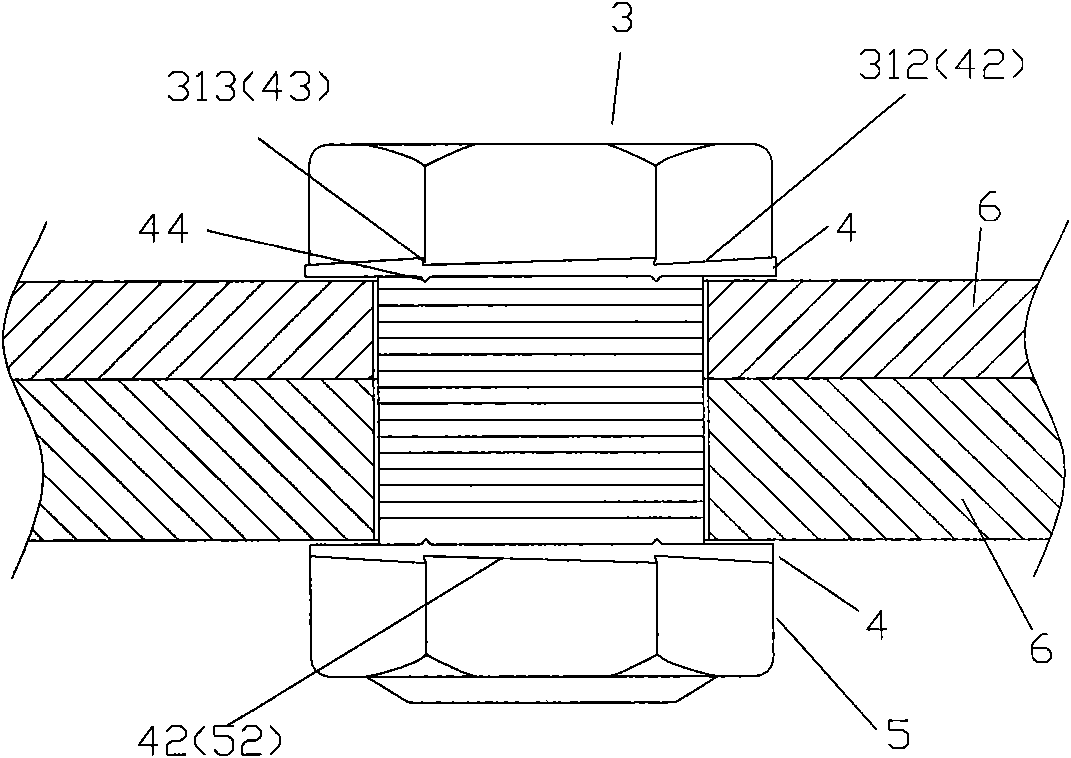 Loosing and theft preventing bolt structure body