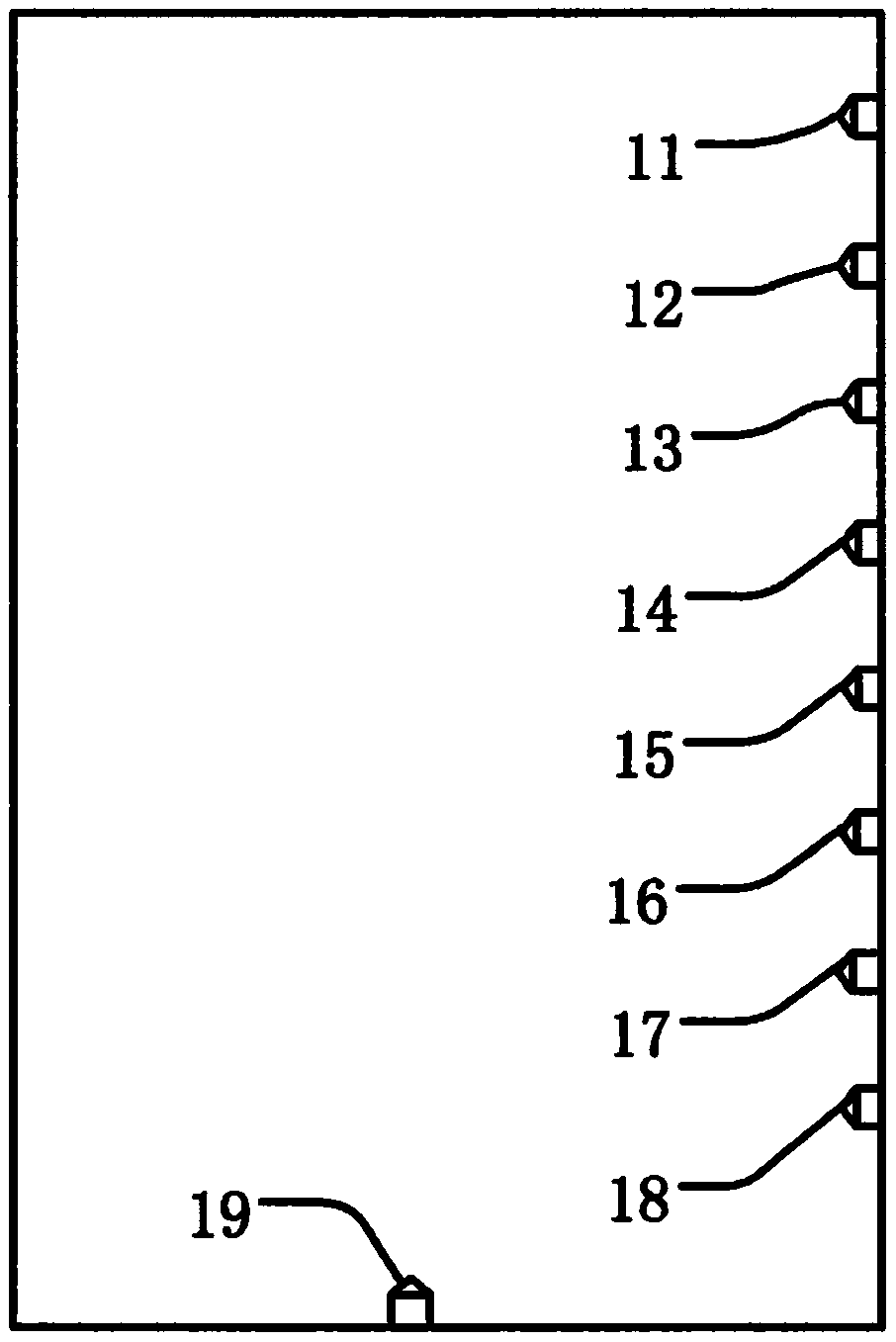 Water level measuring device of water tower