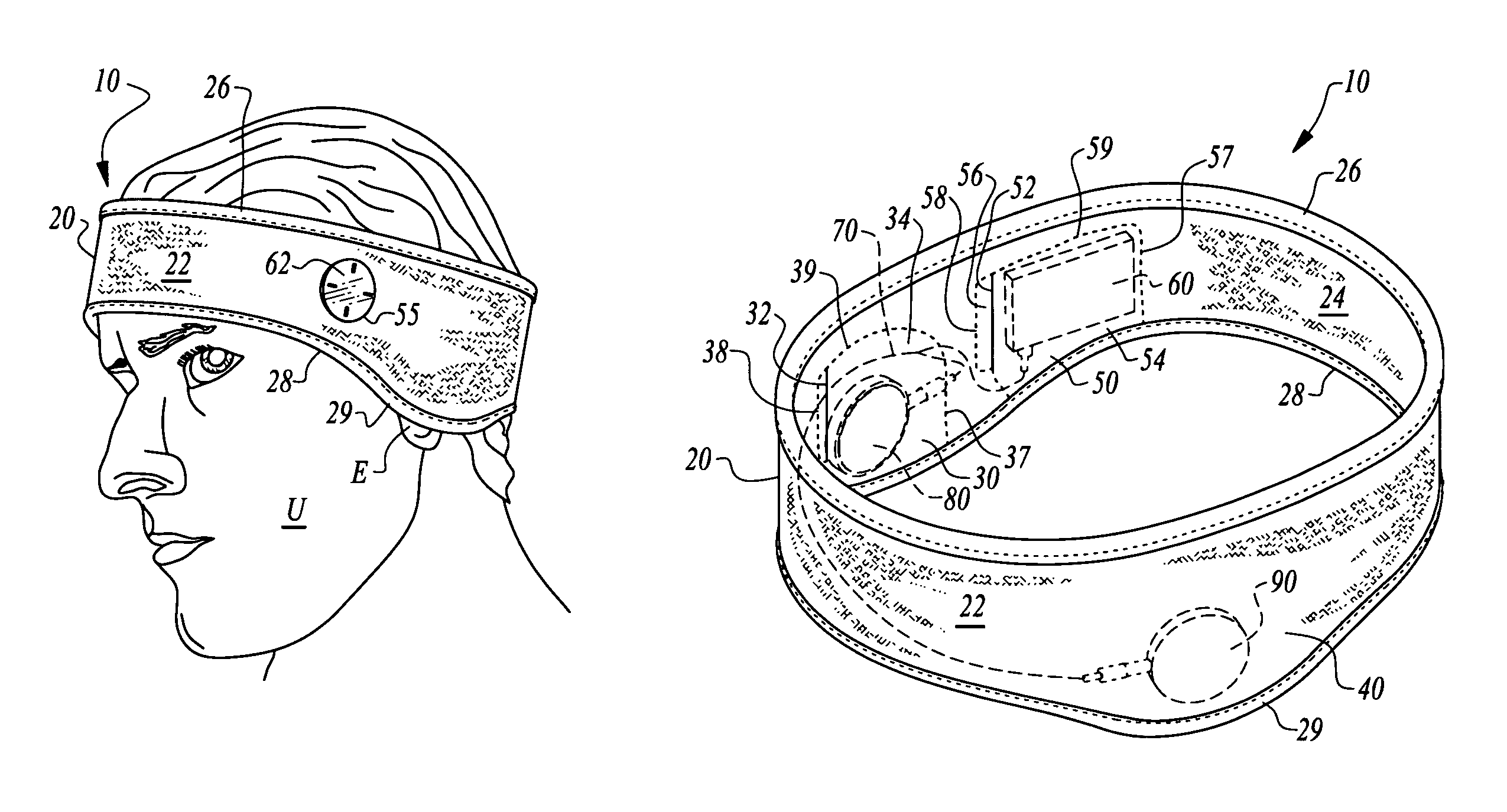 Headgear and integrated music player