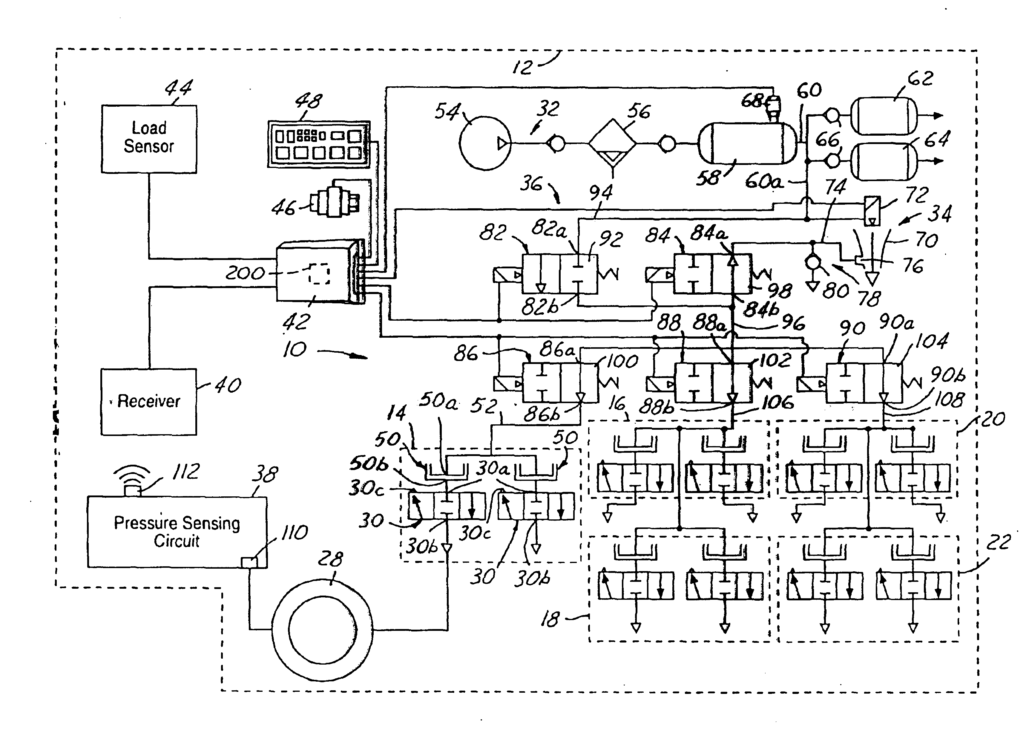 Tire pressure monitoring method