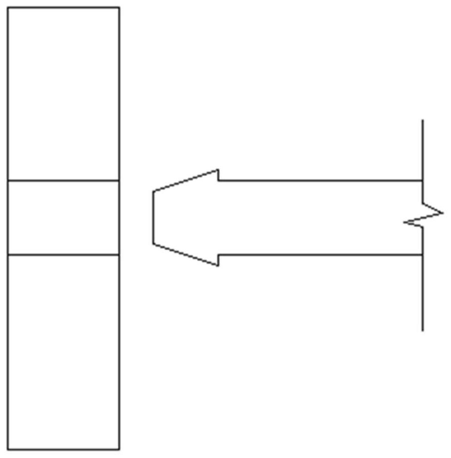 Butt strap structure construction method for bridgehead bumping