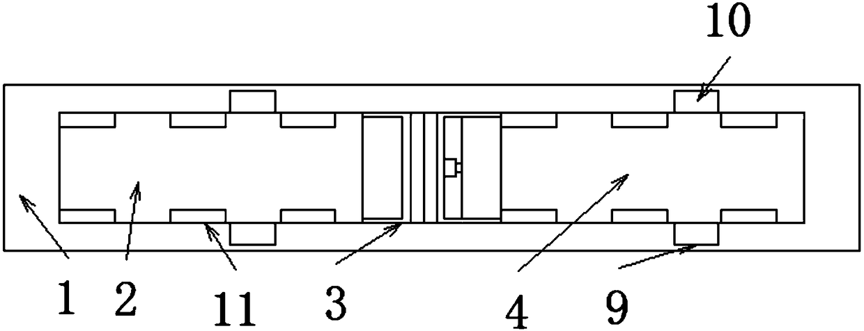 Comprehensive automatic visual detection device for workpieces