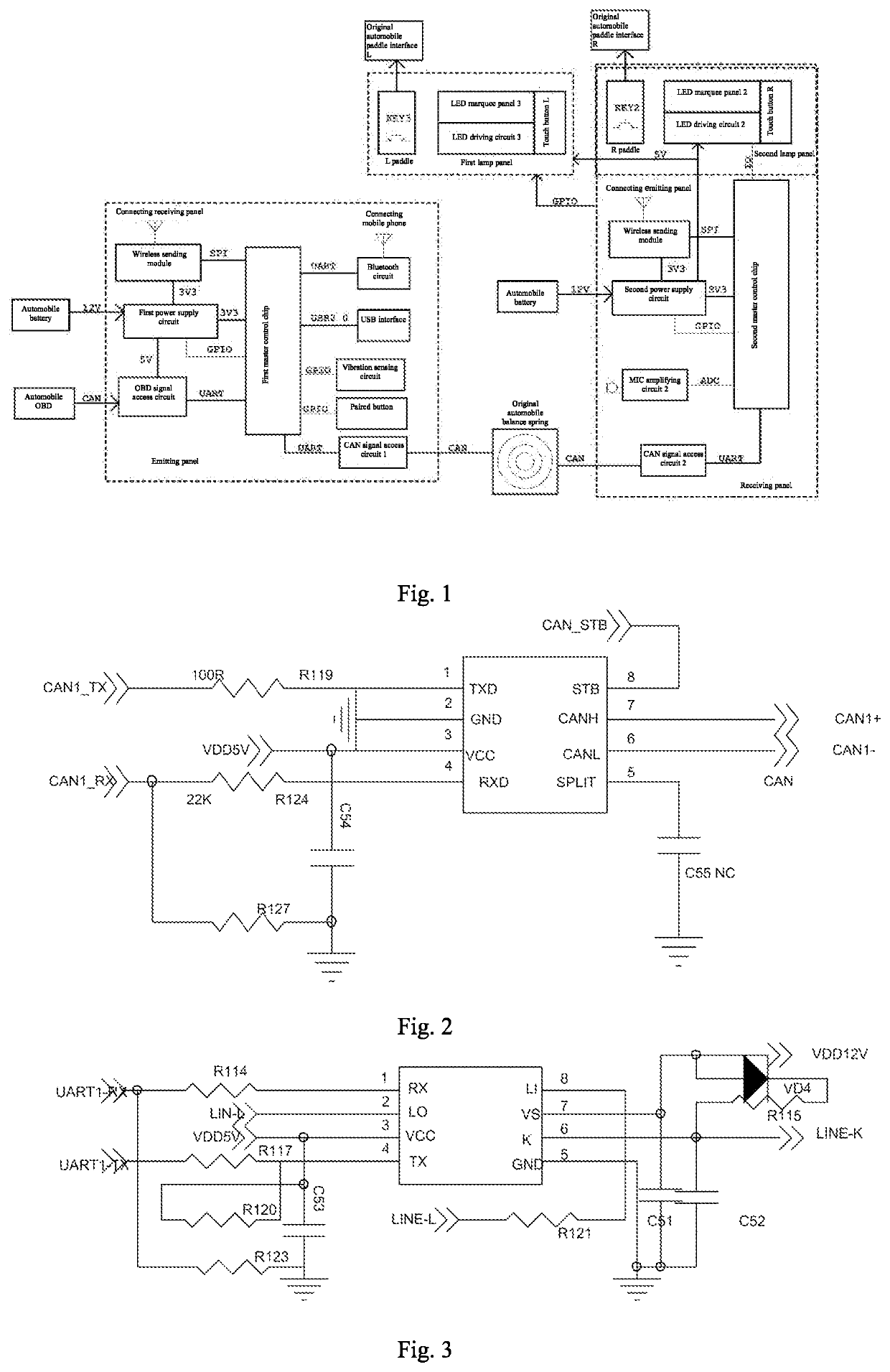 Steering wheel indicating paddle for displaying power rotating speed of automobile