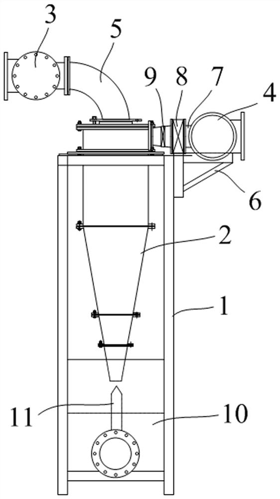 A cyclone for mineral processing