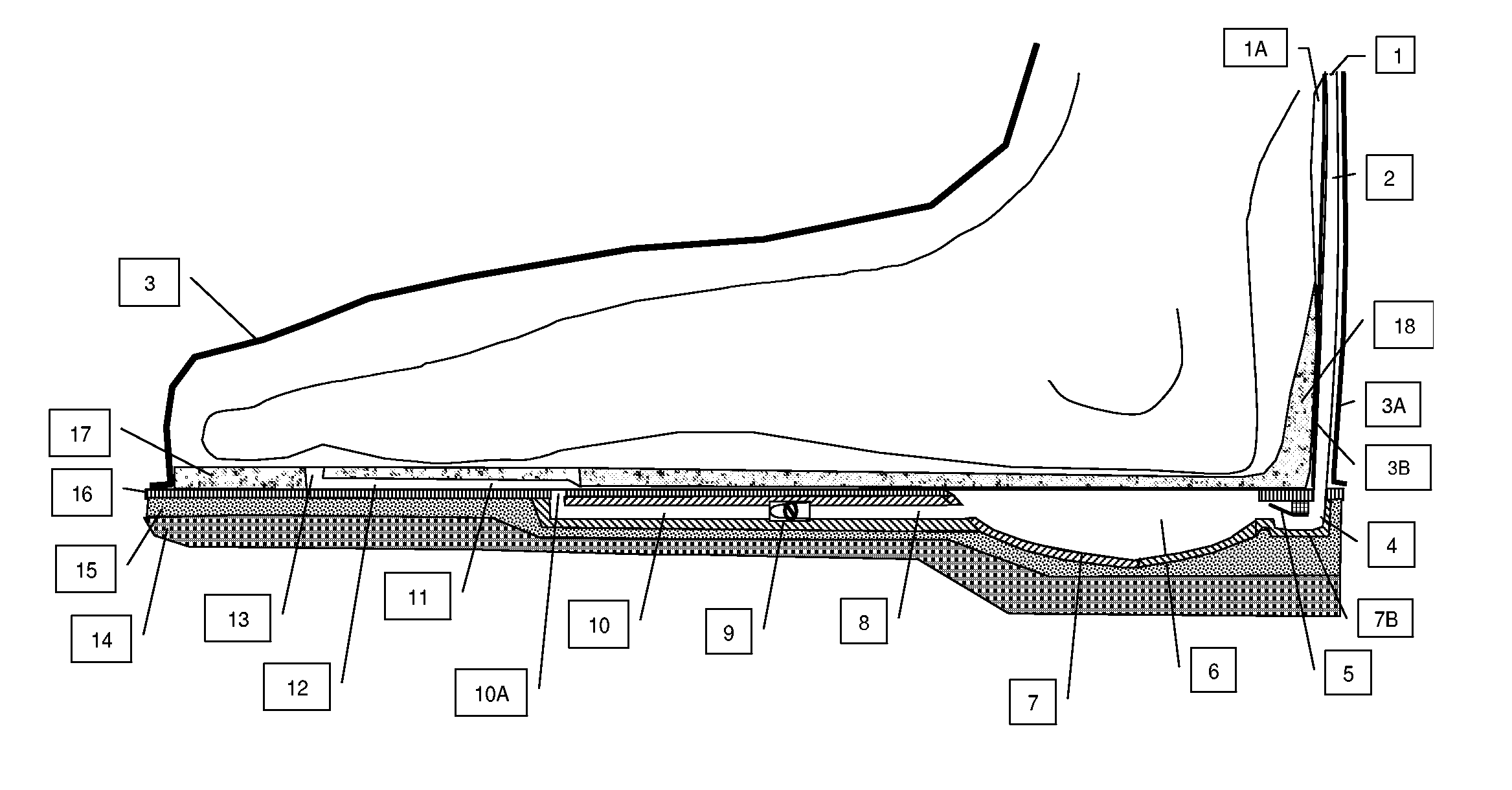 Shoe Ventilation and Shock Absorbtion Mechanism