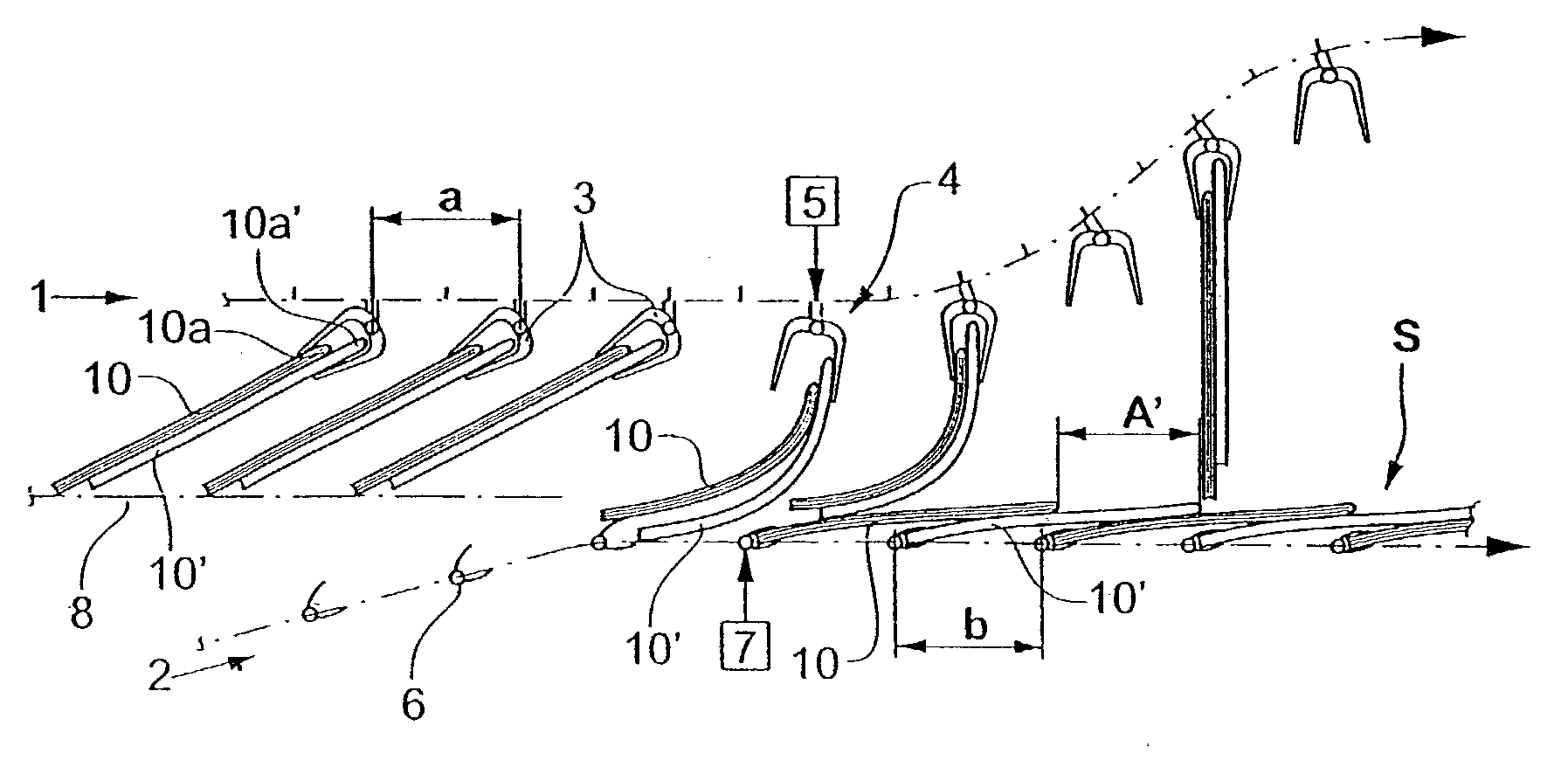 Method of, and apparatus for, conveying sheet like products