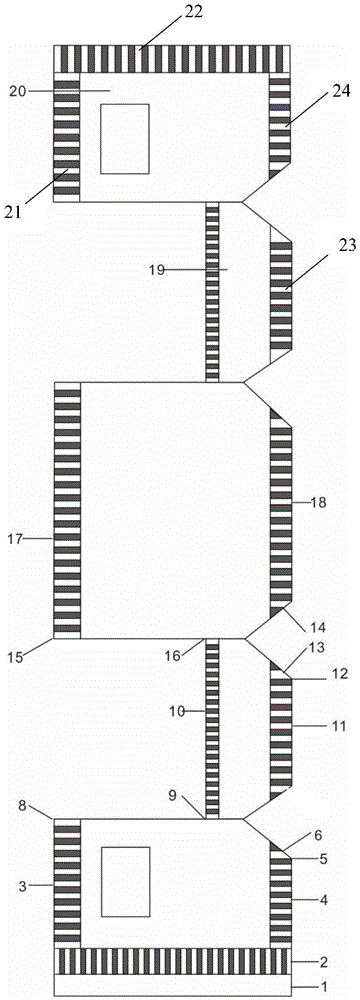 Method for full-needle knitting of fully-formed sweater on double-needle-bar flat knitting machine