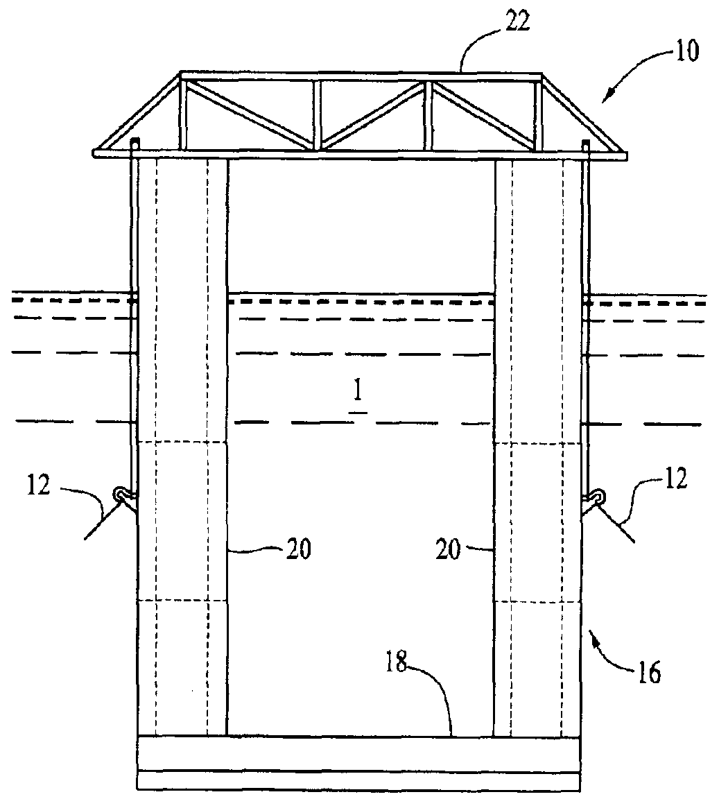 Semi-submersible multicolumn floating offshore platform