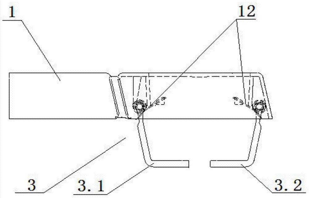 Cup holder structure with rotary brackets