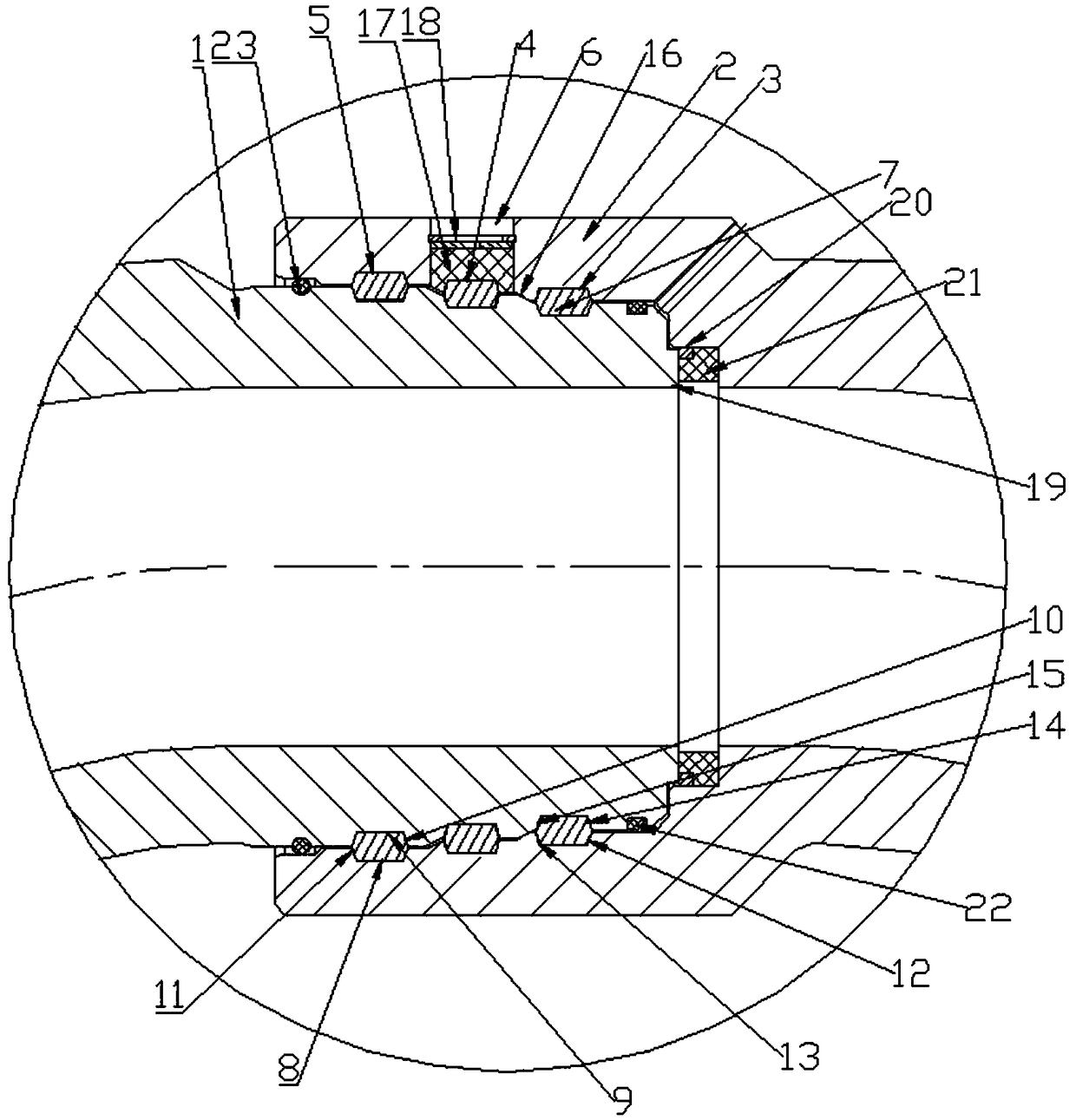 Movable elbow rotating structure