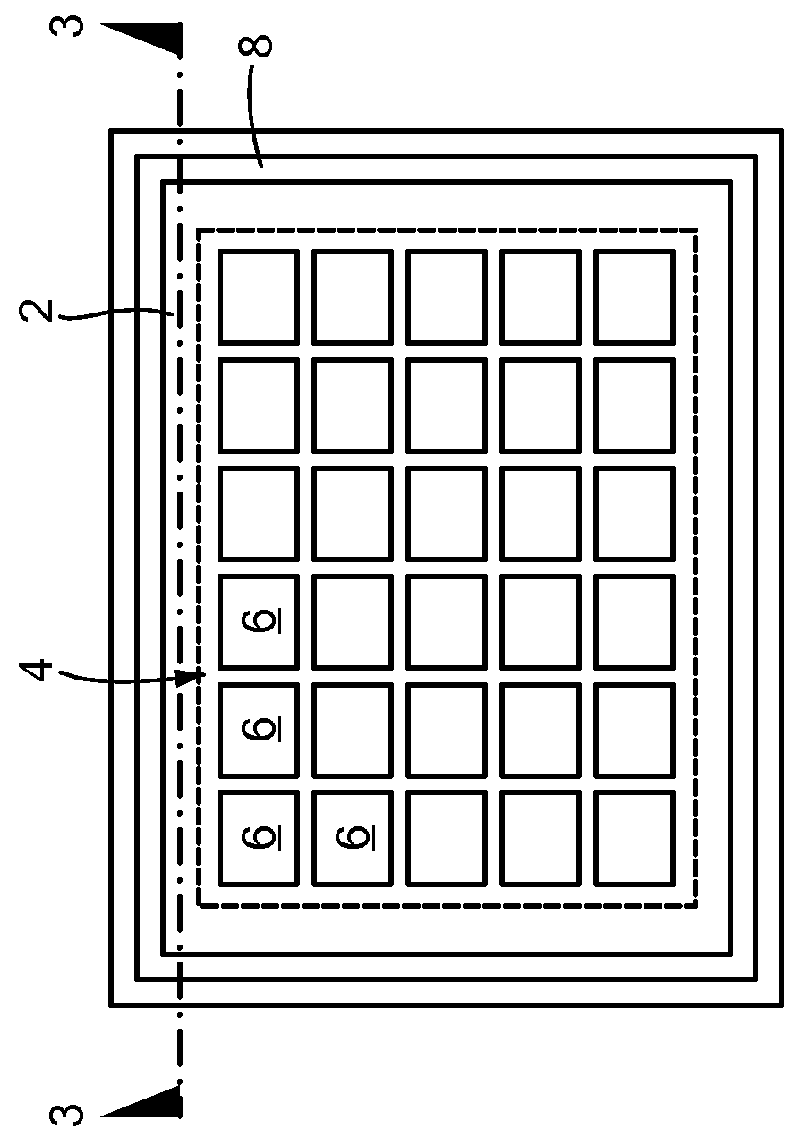 Hermetically sealed package having stress reducing layer