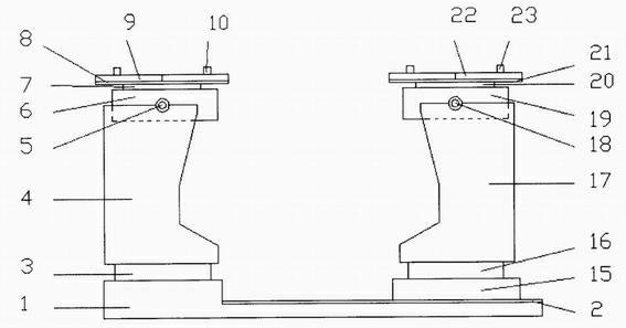 Position changing machine for measurement reproduction system of folding pipe