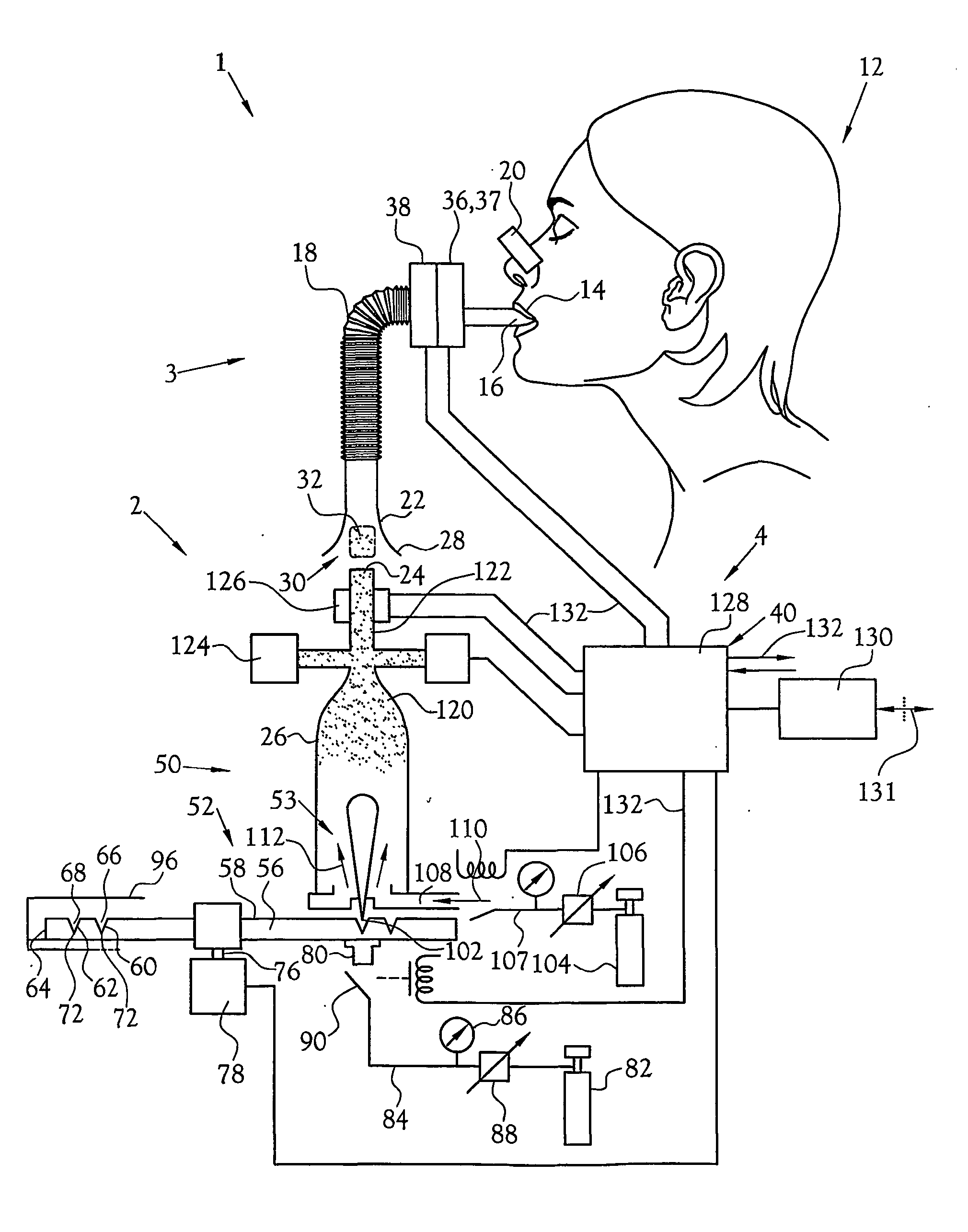 Generation, delivery, measurement and control of aerosol boli for diagnostics and treatments of the respiratory/pulmonary tract of a patient