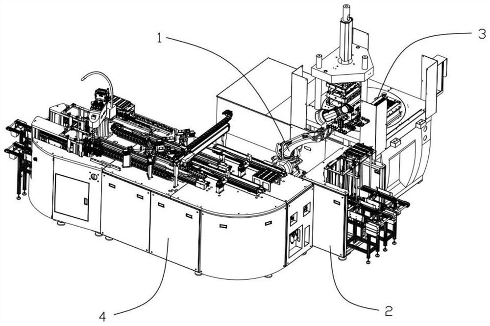 Automatic injection molding detection line for card holder