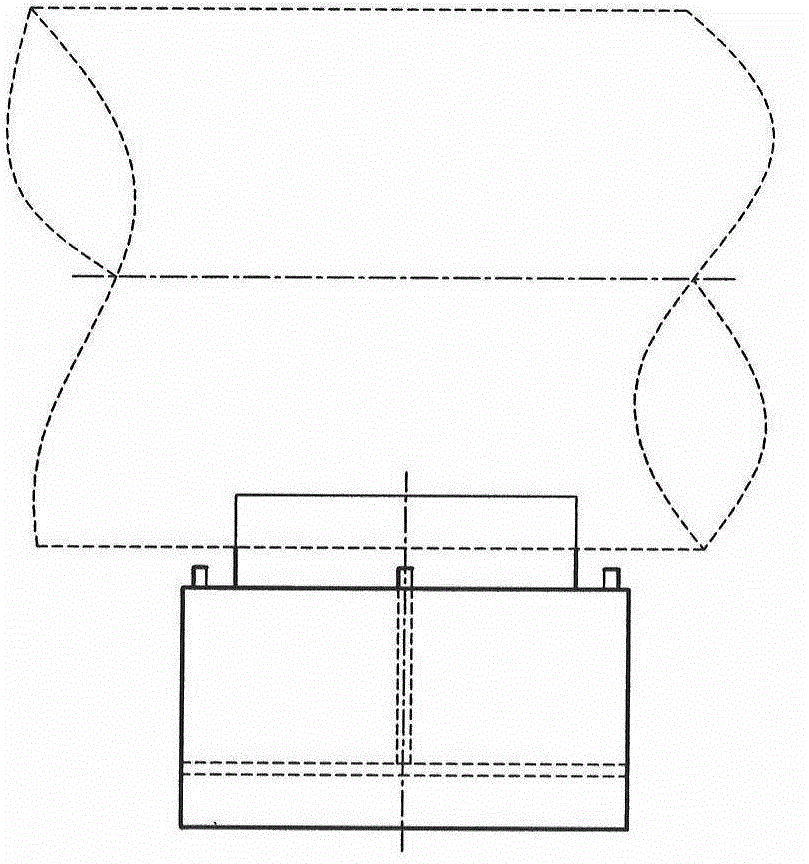 Heat insulating type pipeline fixing support