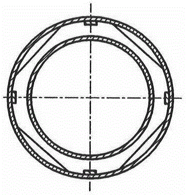 Heat insulating type pipeline fixing support