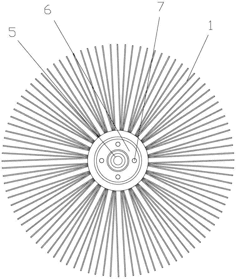 Opened type mesh-shaped dynamic separator