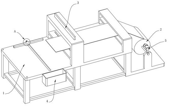 Screen cloth slitting mechanism