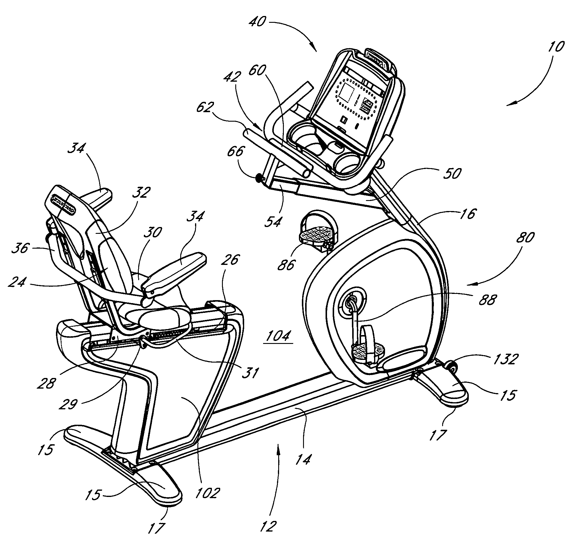 Recumbent bicycle