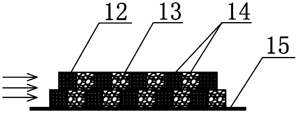 Ecological filter dam based on efficient in-situ interception of pollutants and application of ecological filter dam