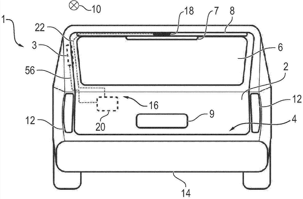 Object detection device for a vehicle