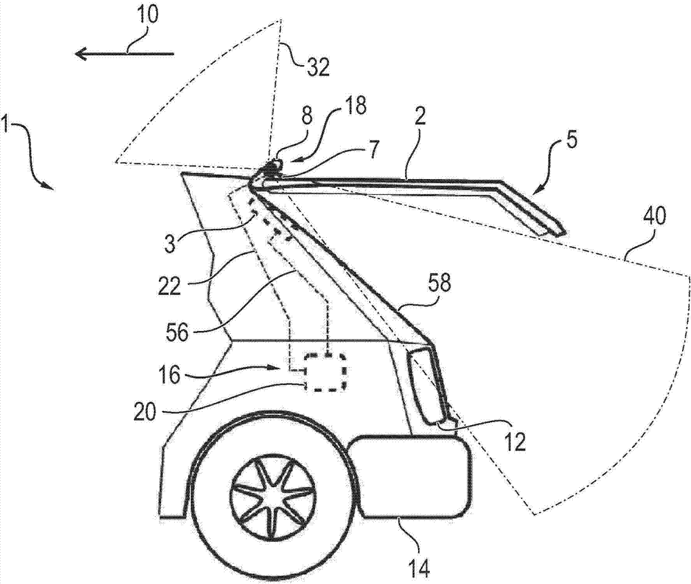 Object detection device for a vehicle