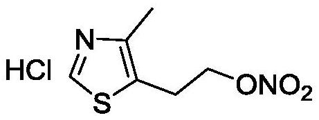 The preparation method of 2-(4-methylthiazol-5-yl) ethyl nitrate hydrochloride