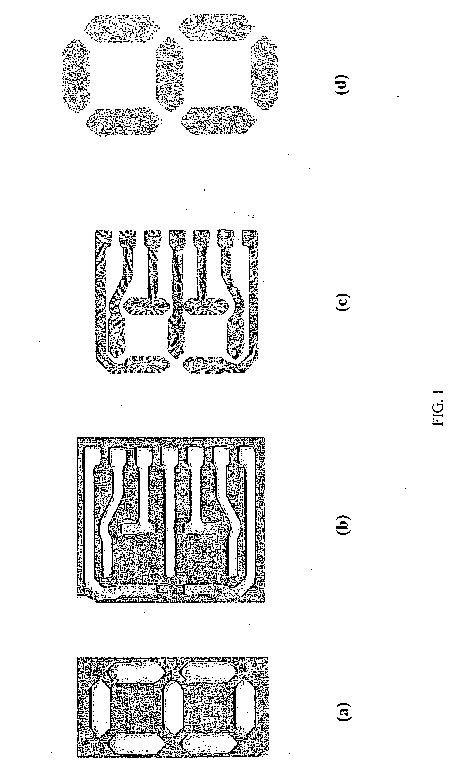 Method to contact patterned electrodes on porous substrates and devices thereby