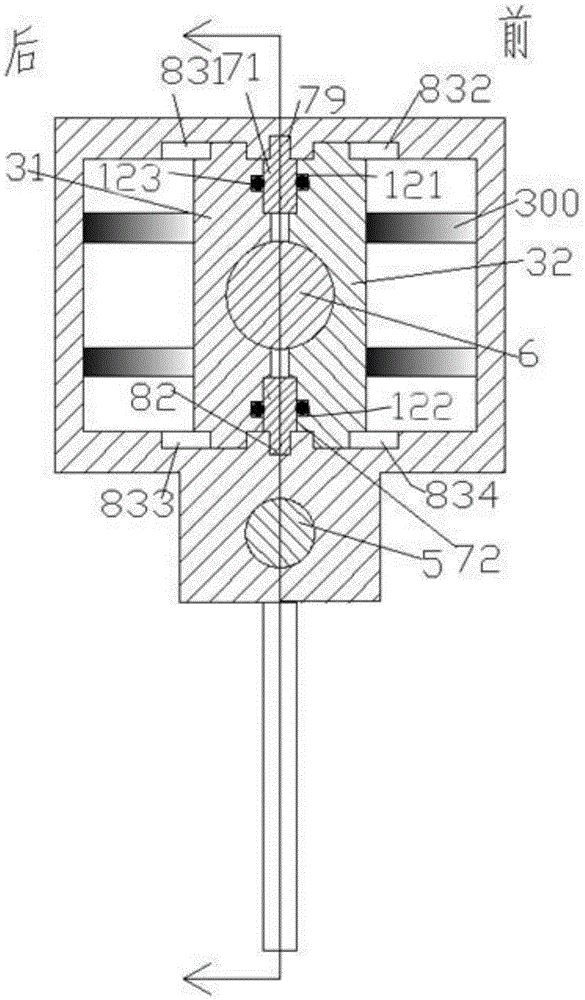 Welding gun walking mechanism with balls and rapid heat dissipation function