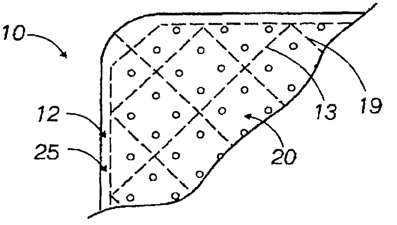 Quilted implantable graft