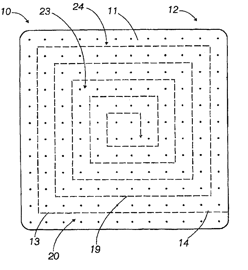 Quilted implantable graft