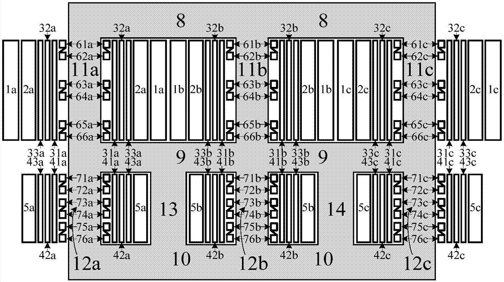 Multi-winding magnetic integrated type hybrid power distribution transformer