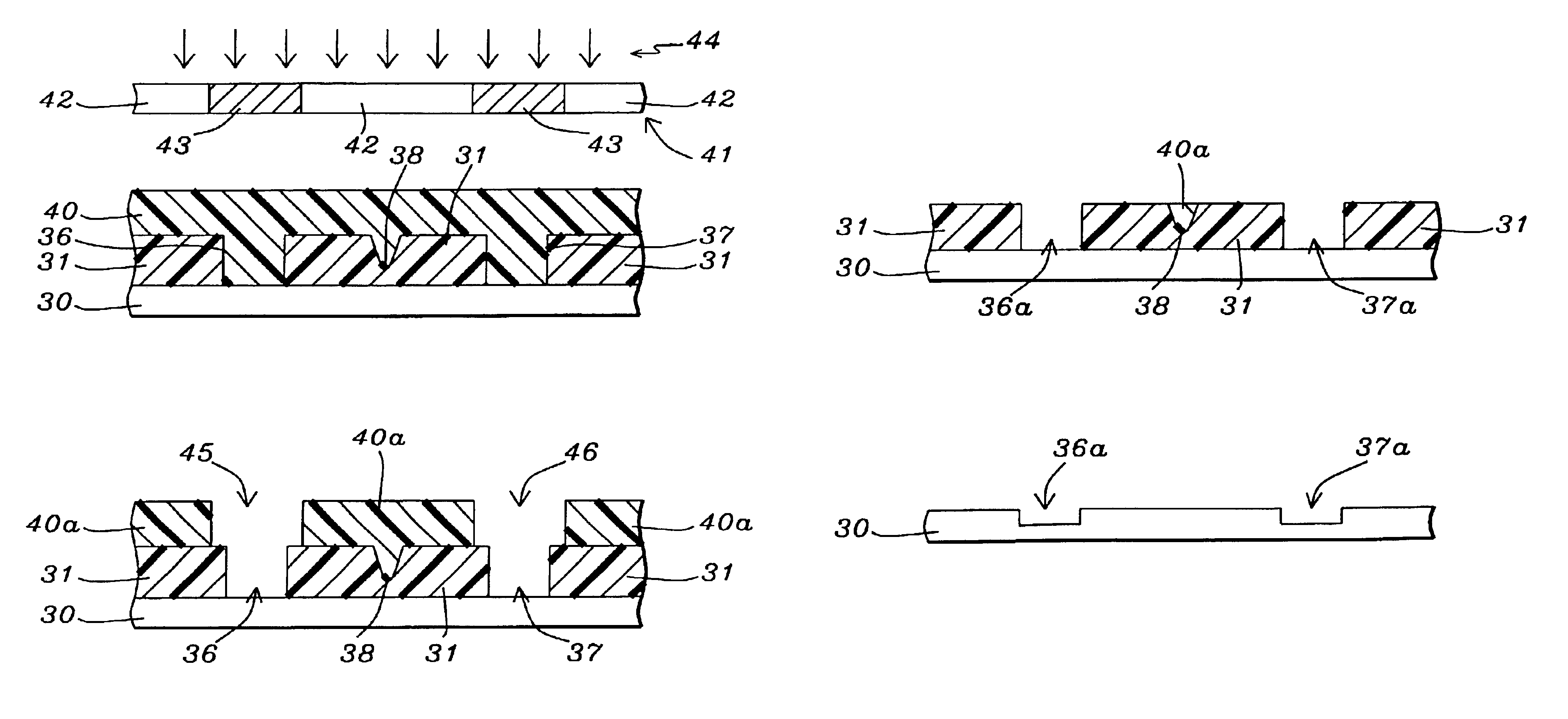 Method for preventing the etch transfer of sidelobes in contact hole patterns