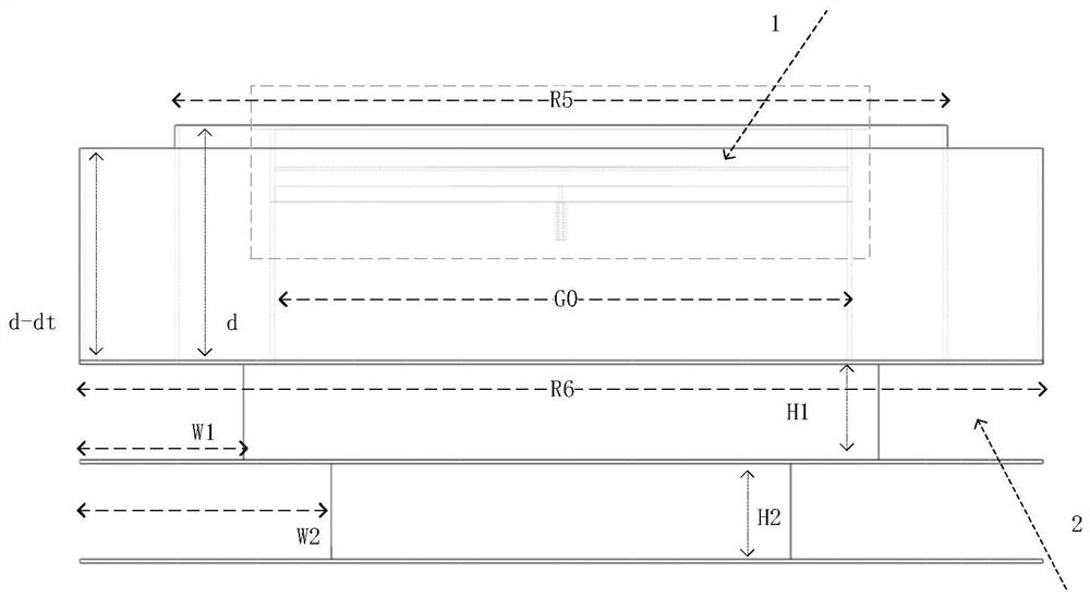 Novel choking coil center feed double-frequency circularly polarized GPS antenna