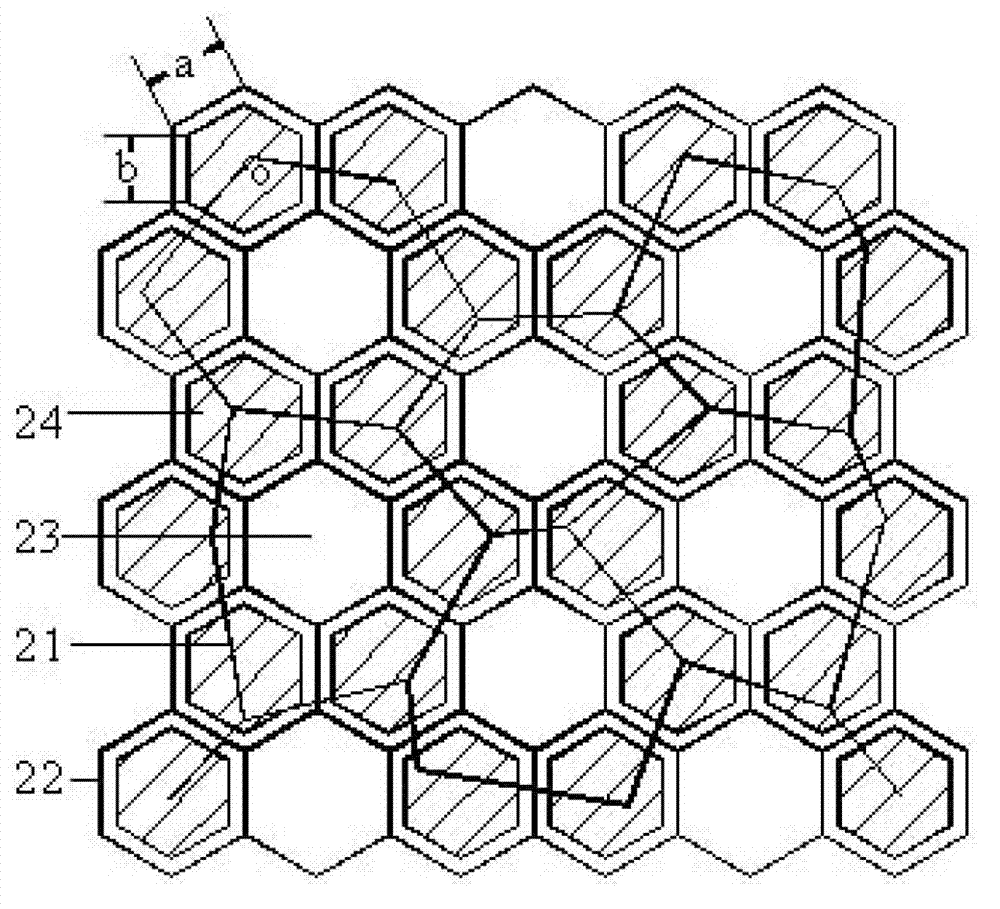 Random mesh design method of metal net conductive thin film, conductive film and manufacturing method of conductive film