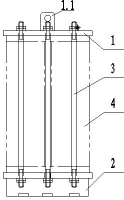 Paint dipping device for windings of power transformer