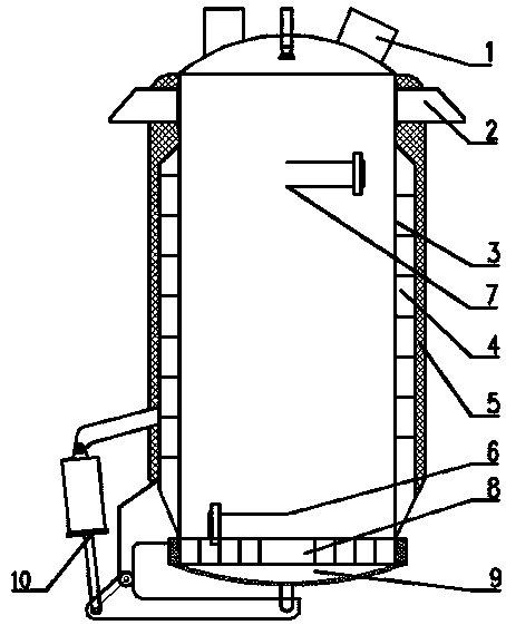 Smoke heating traditional Chinese medicine extraction tank