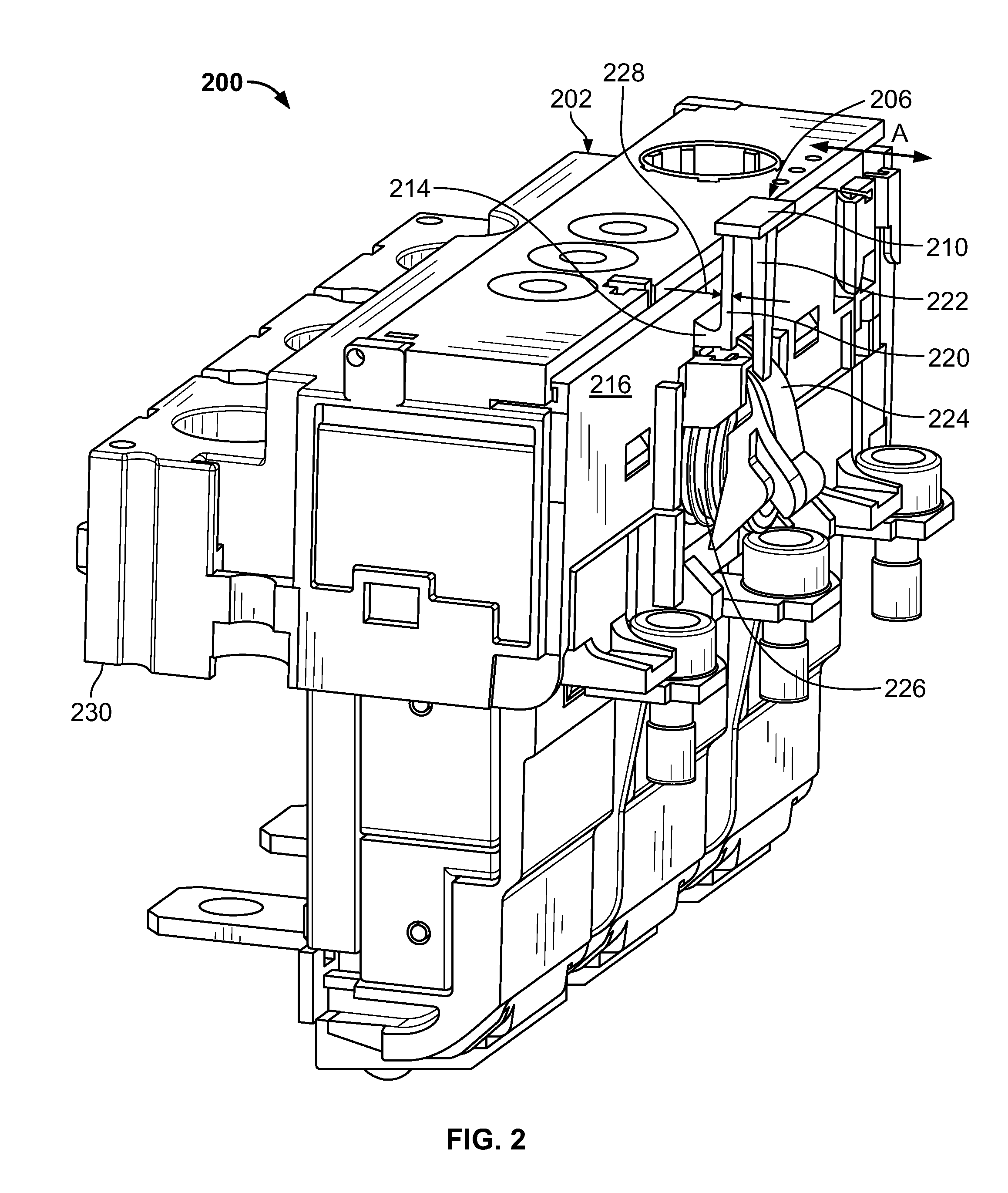 Flexible non-frangible amperage flag for molded case circuit breakers