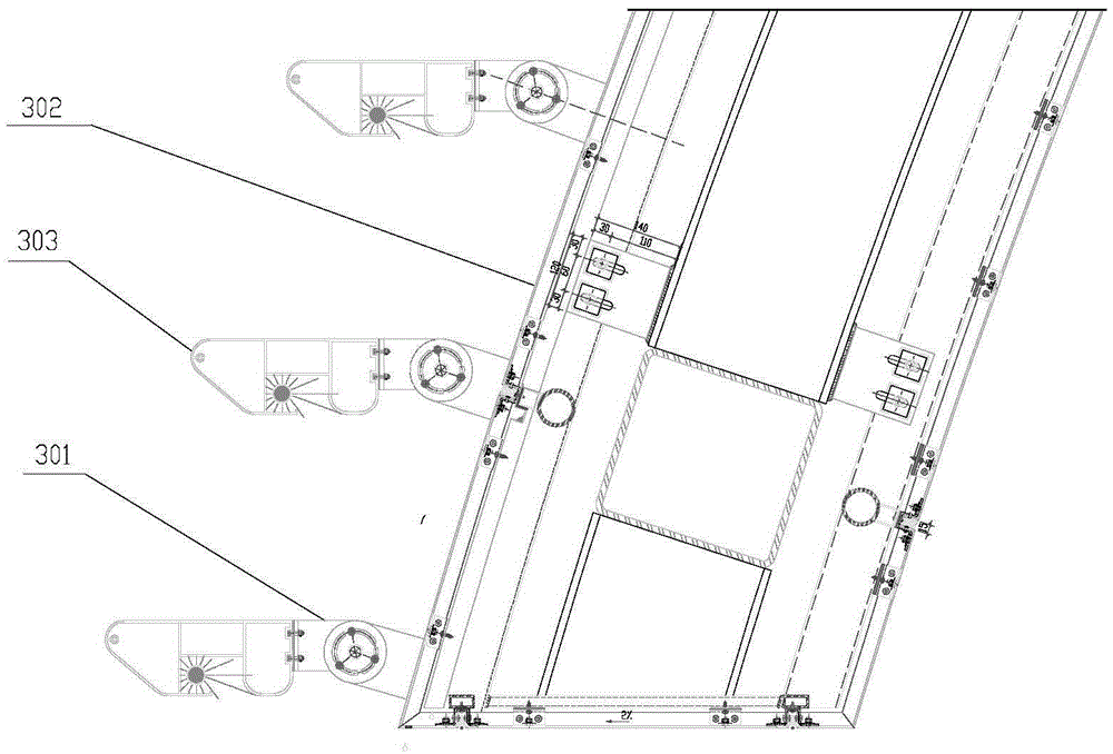 A decorative line universal rotating connector