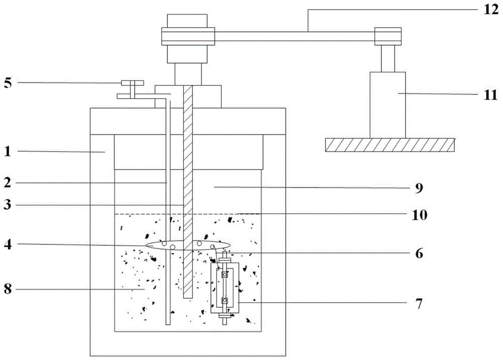 Experimental method for simulating stress corrosion of metal material under working conditions