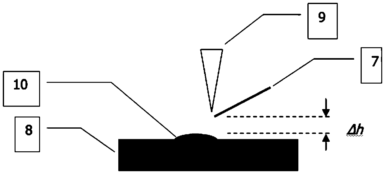 Connecting piece laser processing method based on binocular vision