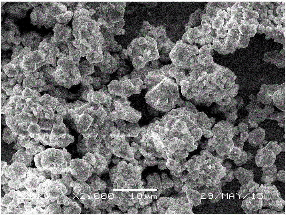 NaLaMgWO6:xSm&lt;3+&gt; red phosphor powder for LED (Light Emitting Diode), and preparation method thereof