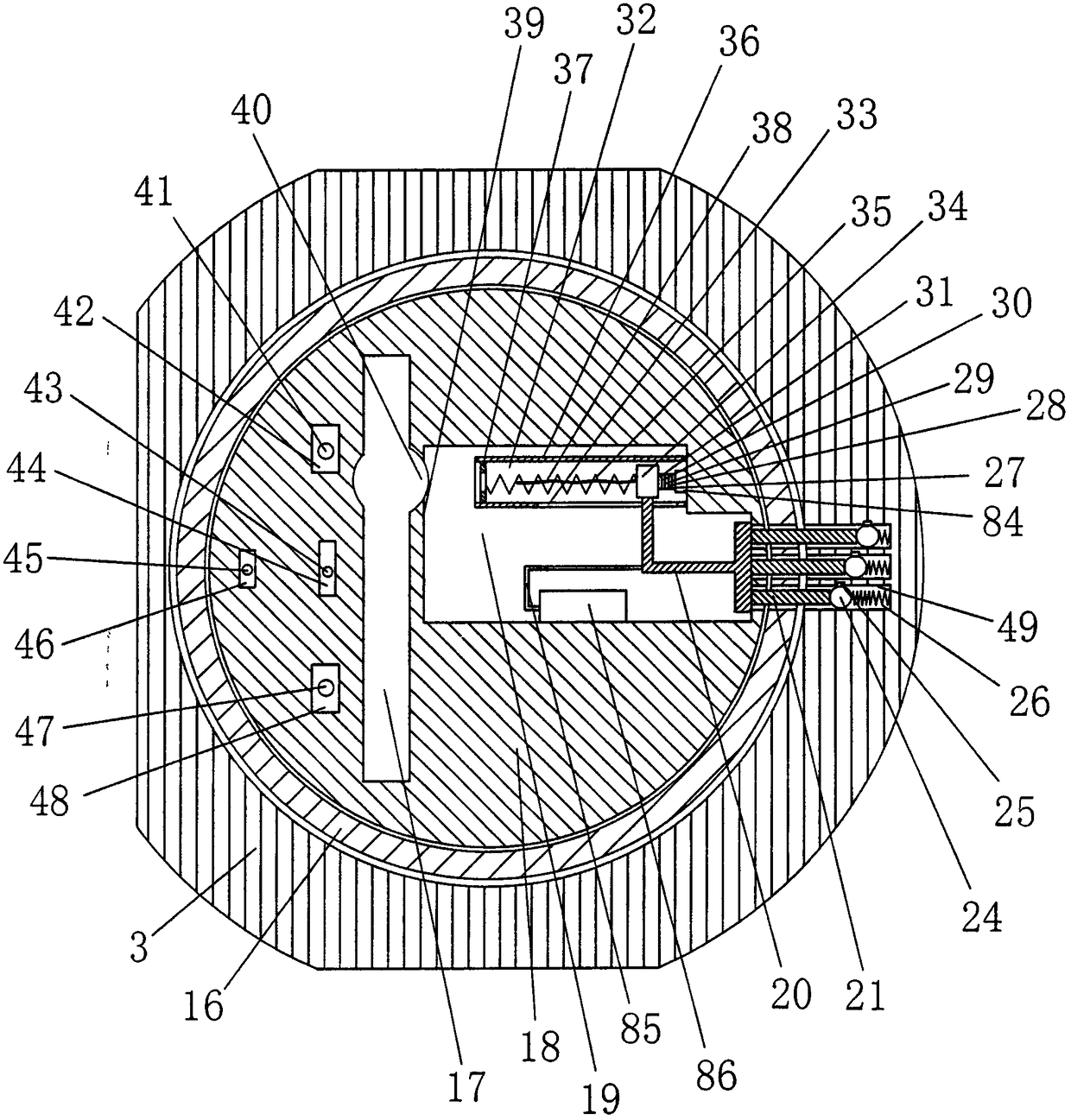 An intelligent alarm ice hockey lock system