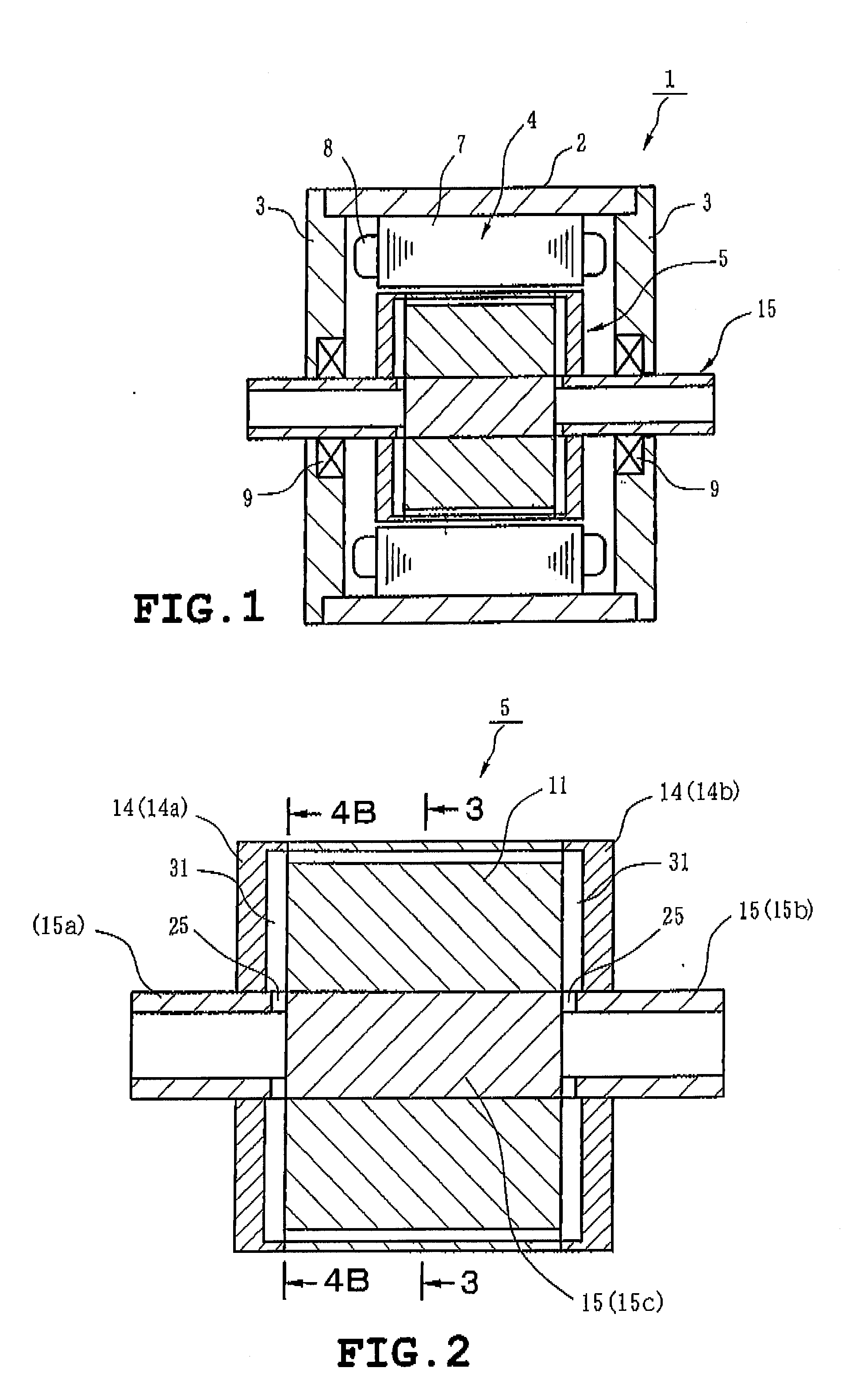 Rotor for electric rotating machine and rotating machine