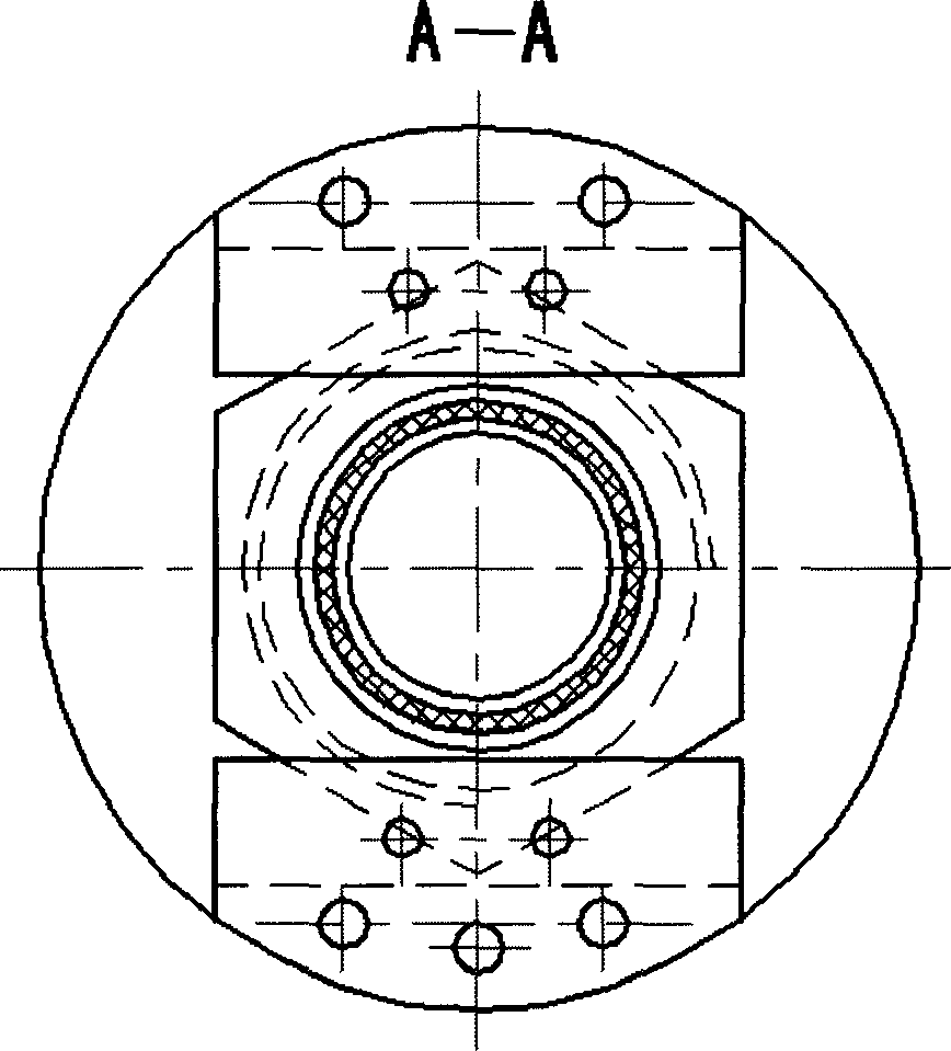 Fluid driving bending joint of spiral spring frame