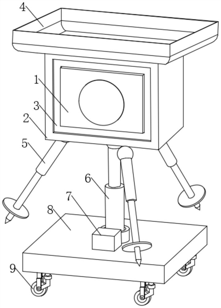 Multifunctional geographic information surveying and mapping device